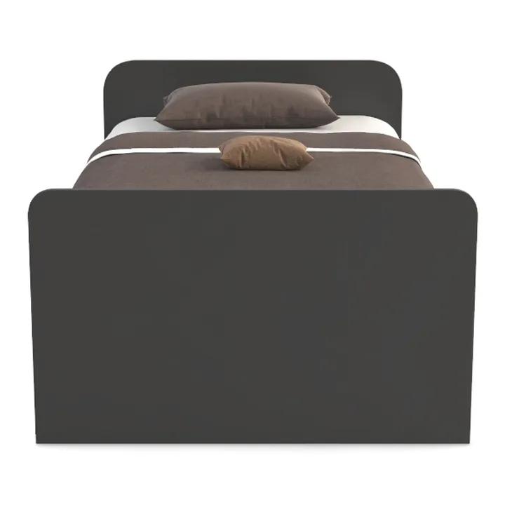 FURINNO Pessac PU Leather Upholstered Platform, Tw