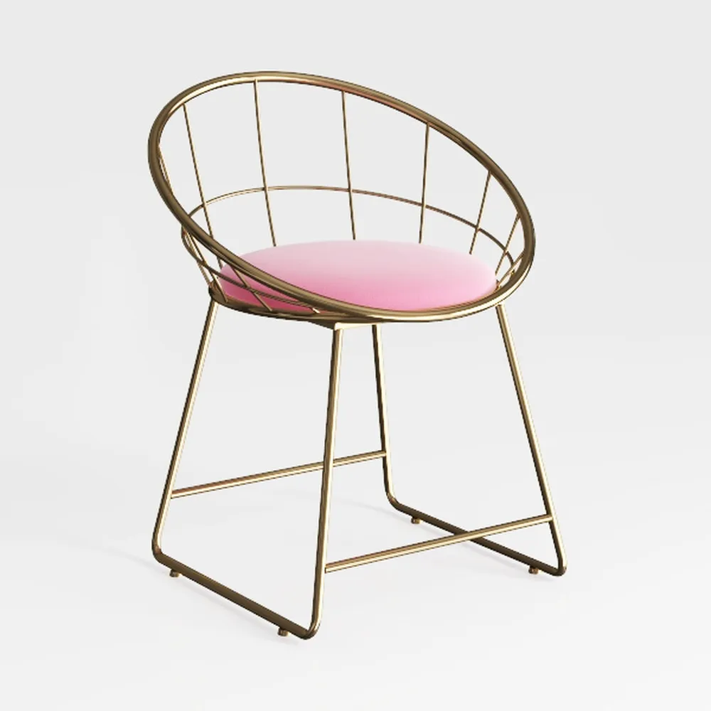 Makeup Vanity Chair,Chair with Backrest,Small