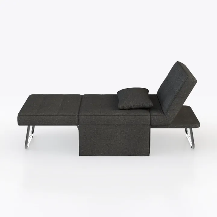 Convertible Futon Sofa Bed, 3-in-1 Multi-Functiona