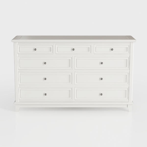 Farmhouse 7 Drawer Dresser for Bedroom, 52 Inch
