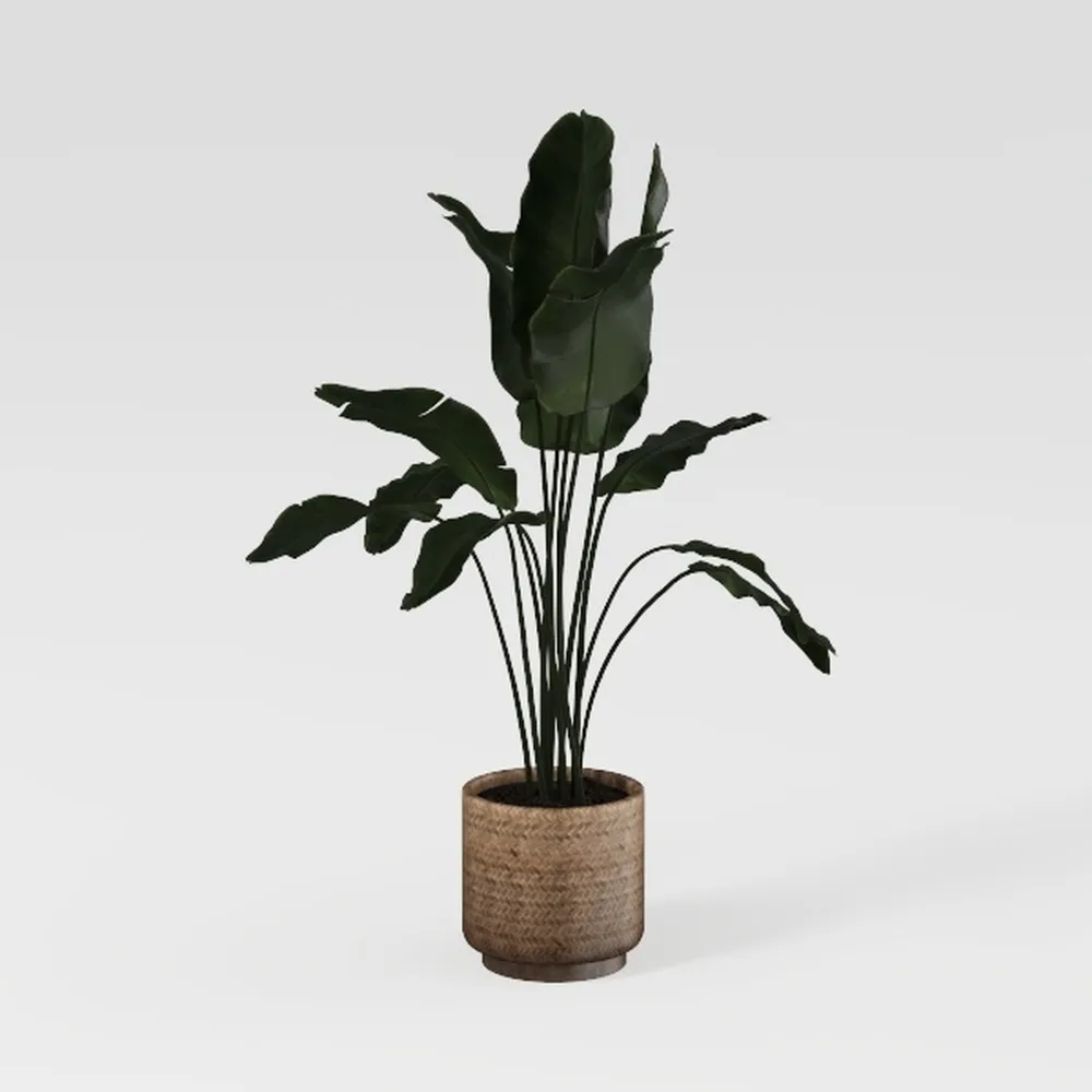 GeLive Short Round White Ceramic Vase Table