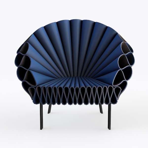 mauro ferretti POLTRONA VIENNA PLUS NERA CM 83X76X78