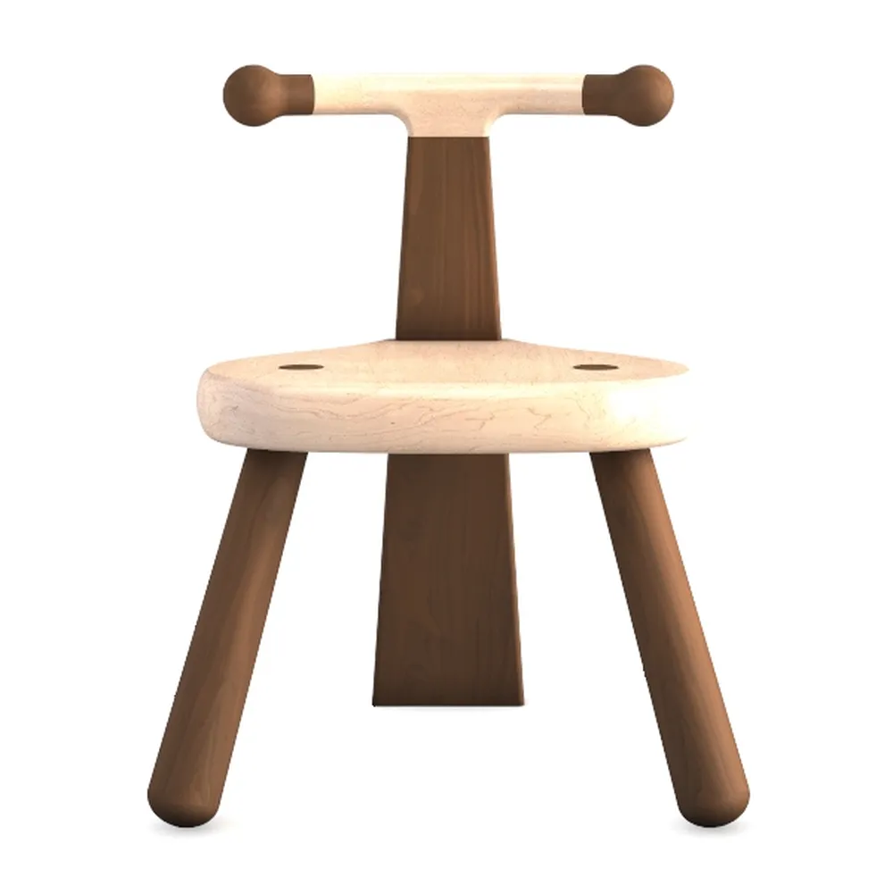 Dining Chair Study Chair Retro with Backrest and