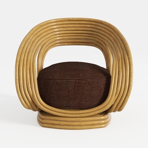 Prisca Light Honey Rattan Accent Side Chair