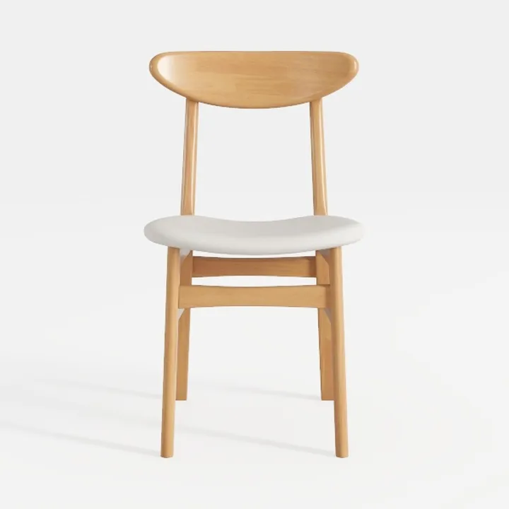 Wood Dining Chair Ash Wood, Kitchen Chair with