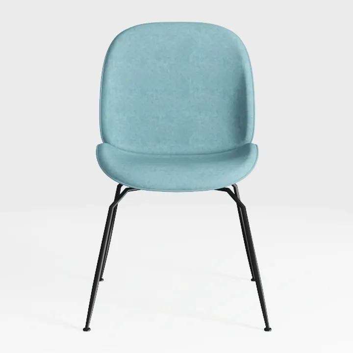 2PCS Dining Chair, PU Leather Upholstered Back