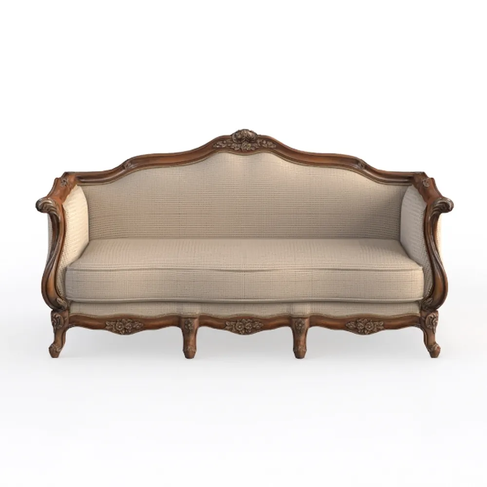 Luxury Victorian Couch - Floral Couch with Crystal