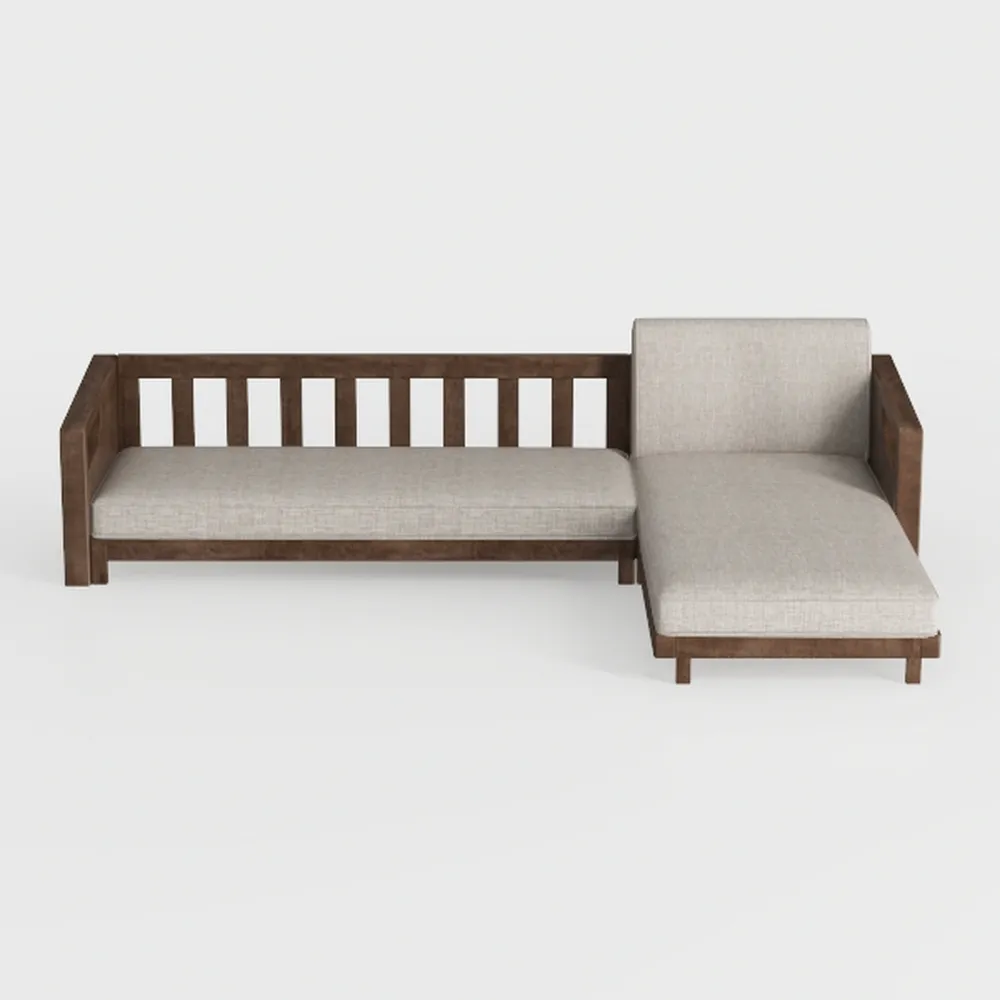 Baxton Studio Bianca Mid-Century Modern Walnut Woo