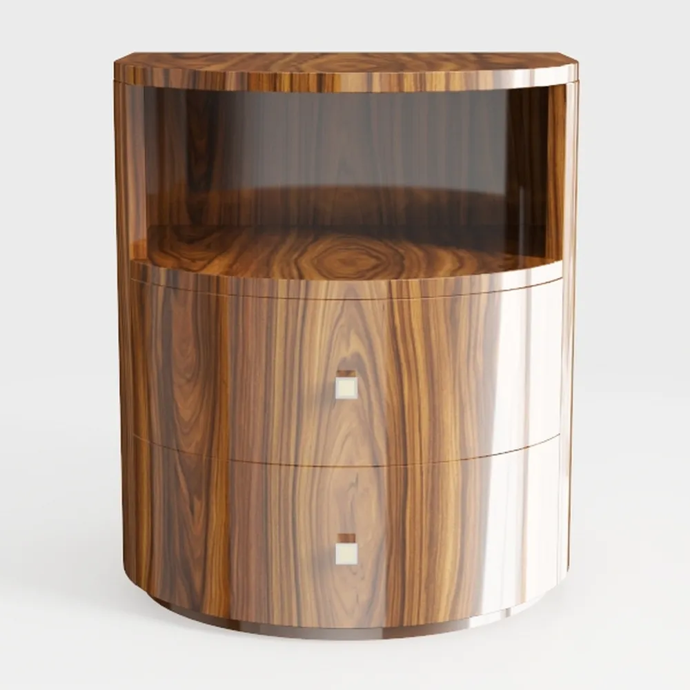 End Table with 3 Drawers, Narrow Sofa Side Tables