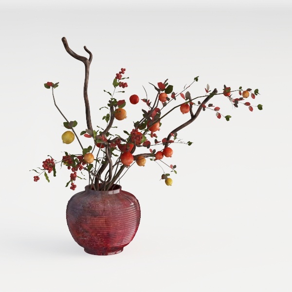 Potted - Decorative Tree Artificial Plant for