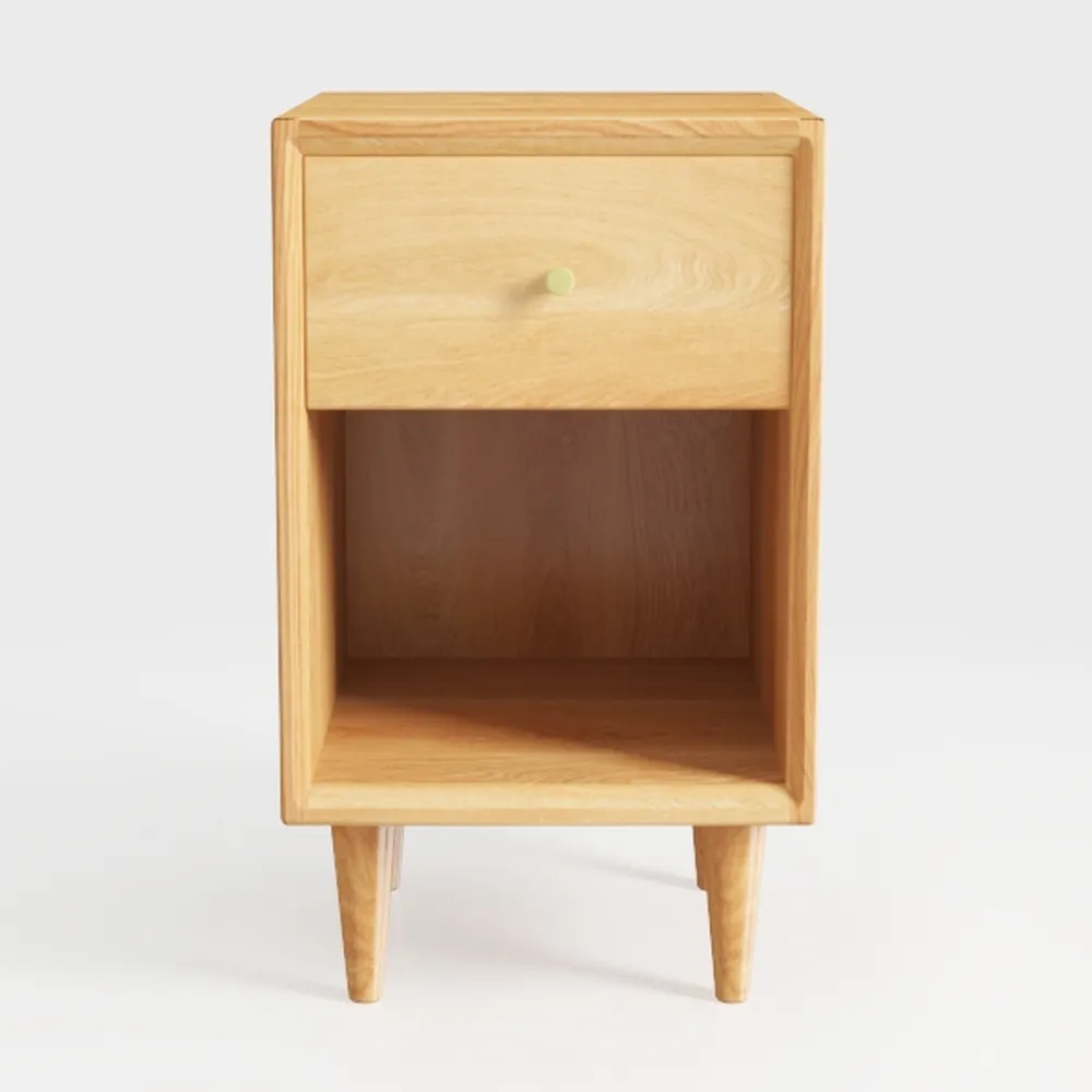 Walker Edison Traditional Wood 1 Drawer Nightstand