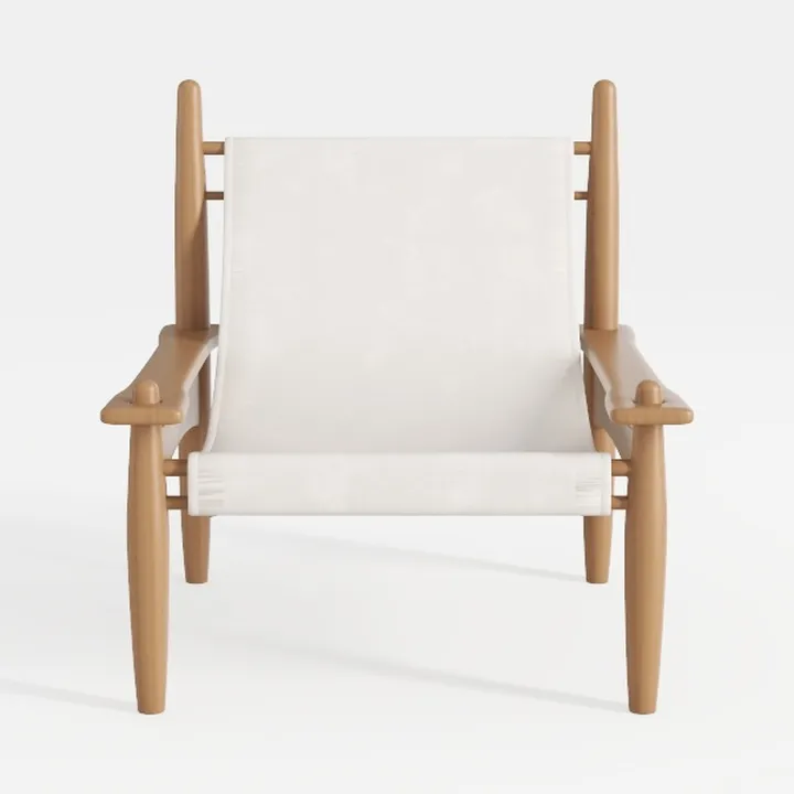 Modern Accent Chair Upholstered Armchair - Solid