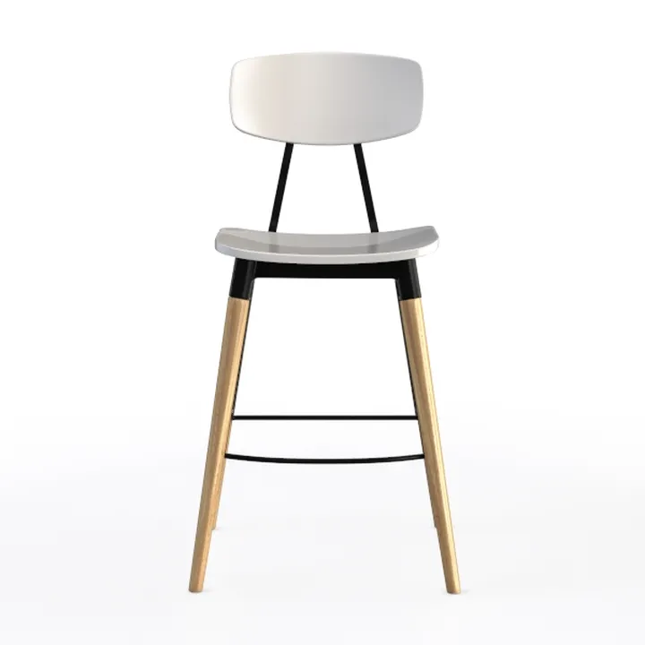 Swivel Bar Stools Set of 3, 29" Upholstered Faux