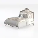 MICHAEL AMINI Malibu Crest Eastern King Scalloped  Left 45 Degree View