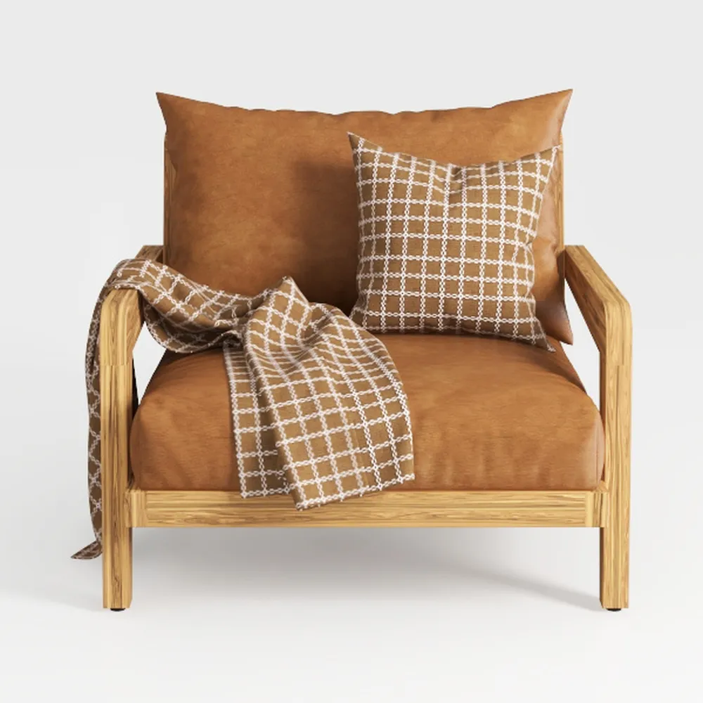 VINGLI Upgraded Premium Corduroy Accent Chairs Set