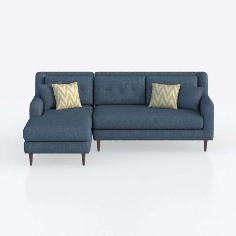 Panana Convertible Sectional Sofa Couch, L-Shaped