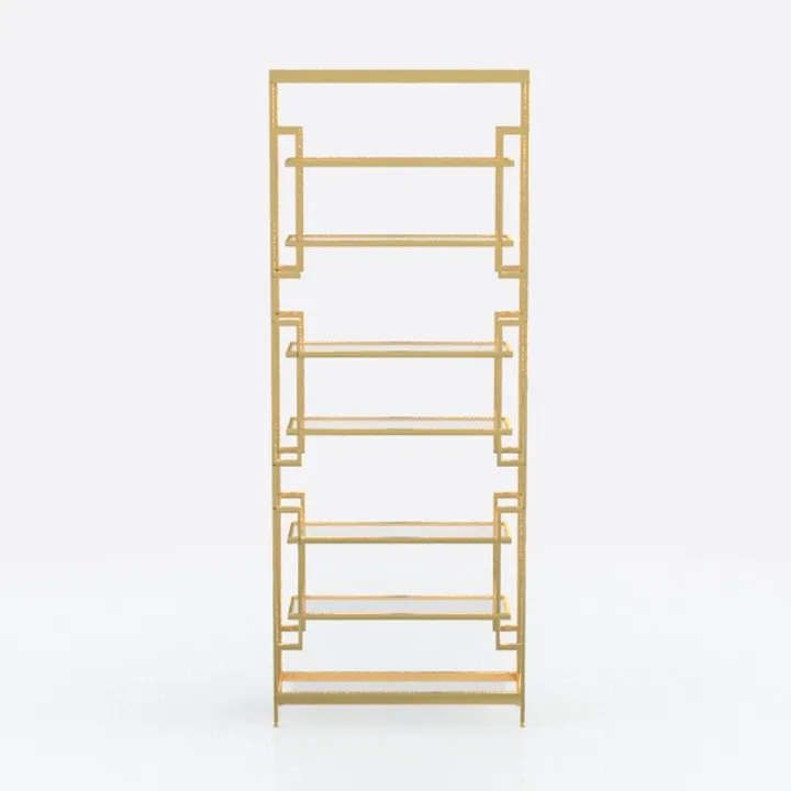 JSB No Assembly Folding Bookshelf, 5 Tier Book