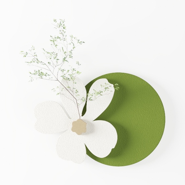 wall clock-Green Glimmer
