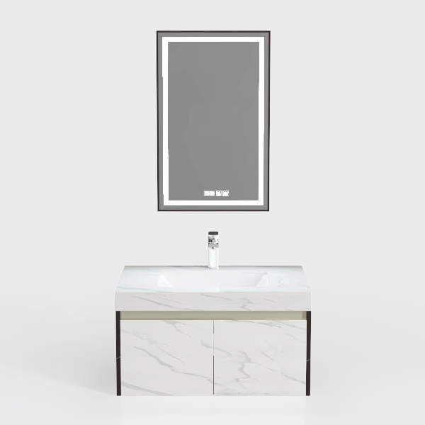 24x32 Inch Lighted Medicine Cabinet, Recessed or