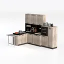 Kitchen Cabinets Premier_12 Left 45 Degree View