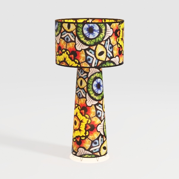 Tiffany Style Table Lamp Banker Mission 22&quot; Tall