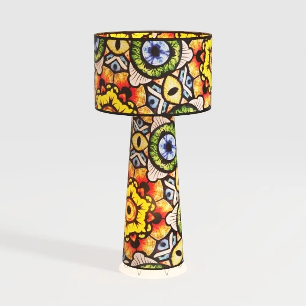 Tiffany Style Table Lamp Banker Mission 22" Tall