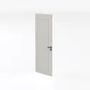 28 x 80 Solid Core Slab Doors, Interior French  Left 45 Degree View