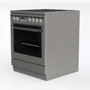 36 inch Professional Electric Range with 5 Heating Left 45 Degree View