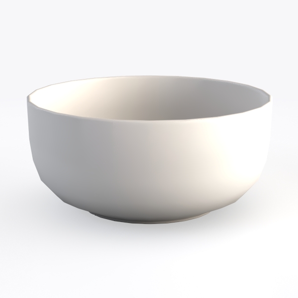 CHINESE PORCELAIN CEREAL BOWL White