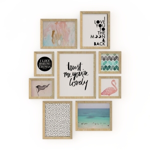 TwoDays Vintage Nursery Decor for Baby Girls, Pink