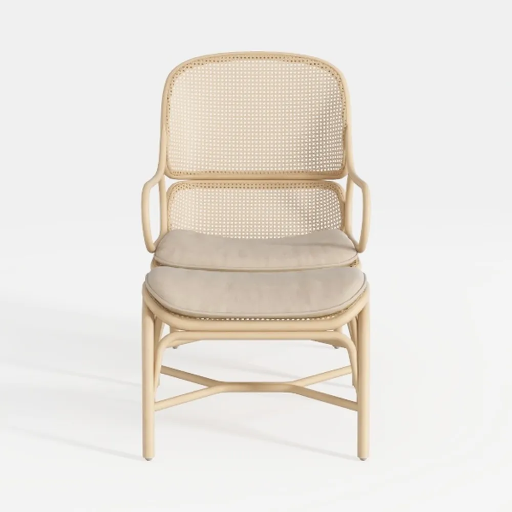 Deco 79 Rattan Living Room Accent Chair Woven Squa