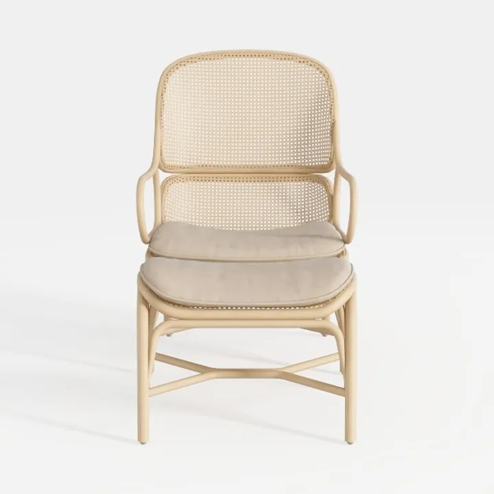 Deco 79 Rattan Living Room Accent Chair Woven Squa