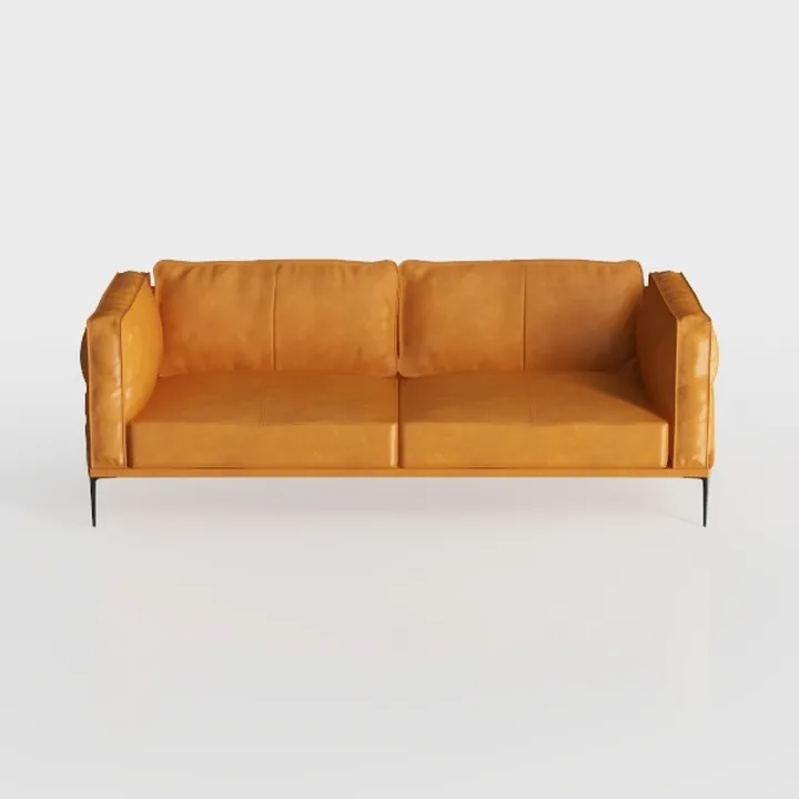 Dreamsir 78'' W Velvet Sofa, Mid-Century Love Seat