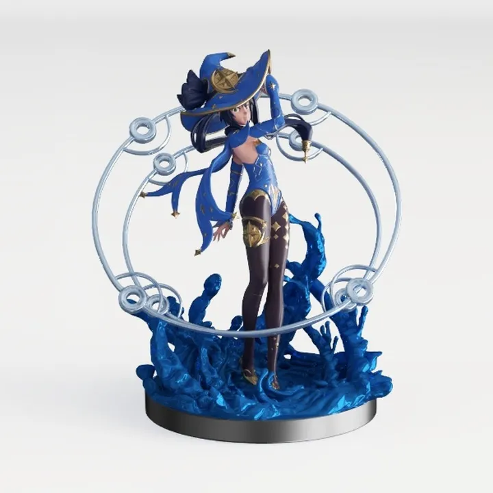 Genshin Impact anime figure-Klein Blue