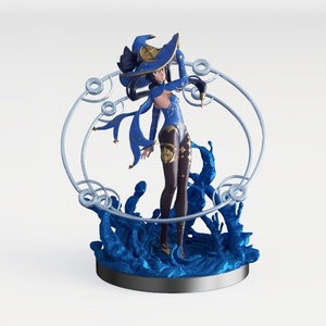 Genshin Impact anime figure-Klein Blue