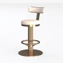 Tov Furniture Naomi Upholstered Velvet 360 Degree  Left 45 Degree View