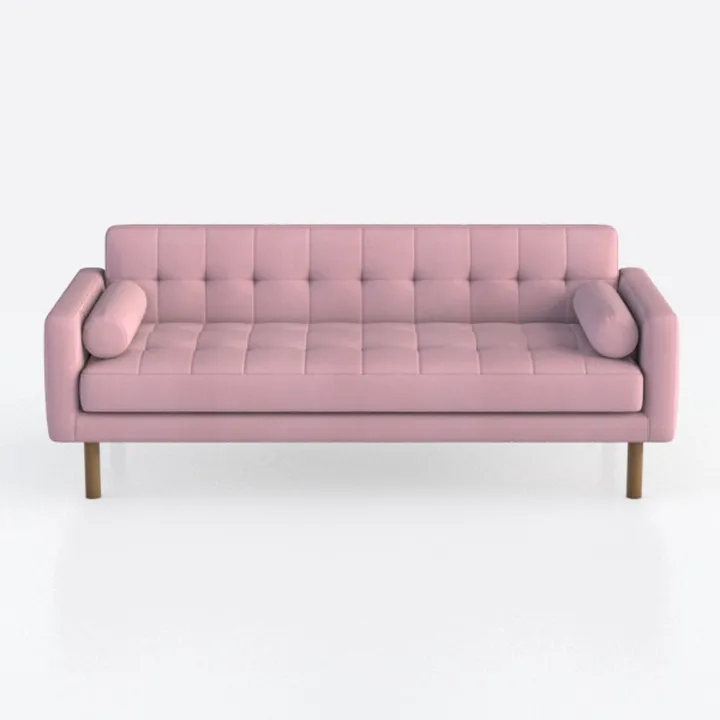 Modern Convertible Folding Futon Sofa Velvet