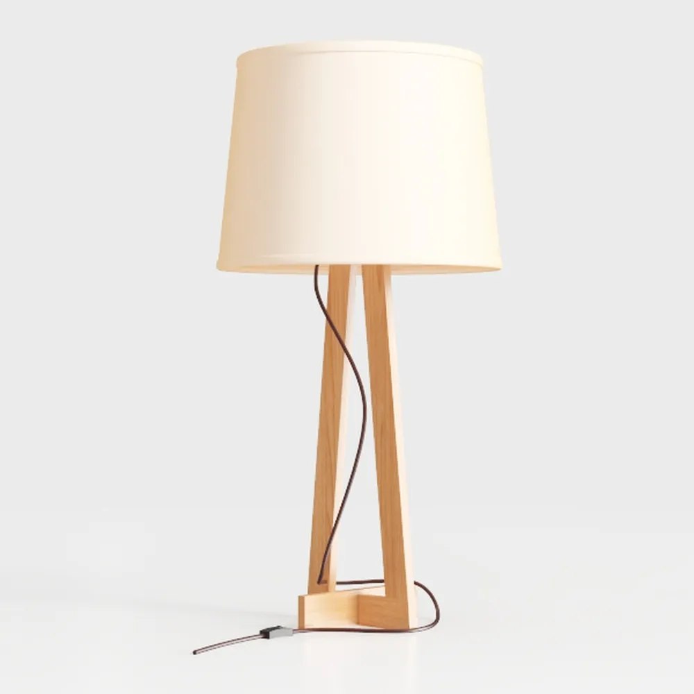 21.5" Boho Lamp for Bedroom Farmhouse Table Lamp