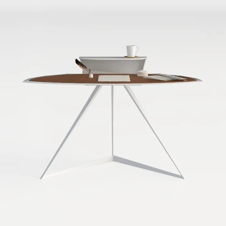 OUDINI Wooden Office Desk Rectangular L Shaped Des