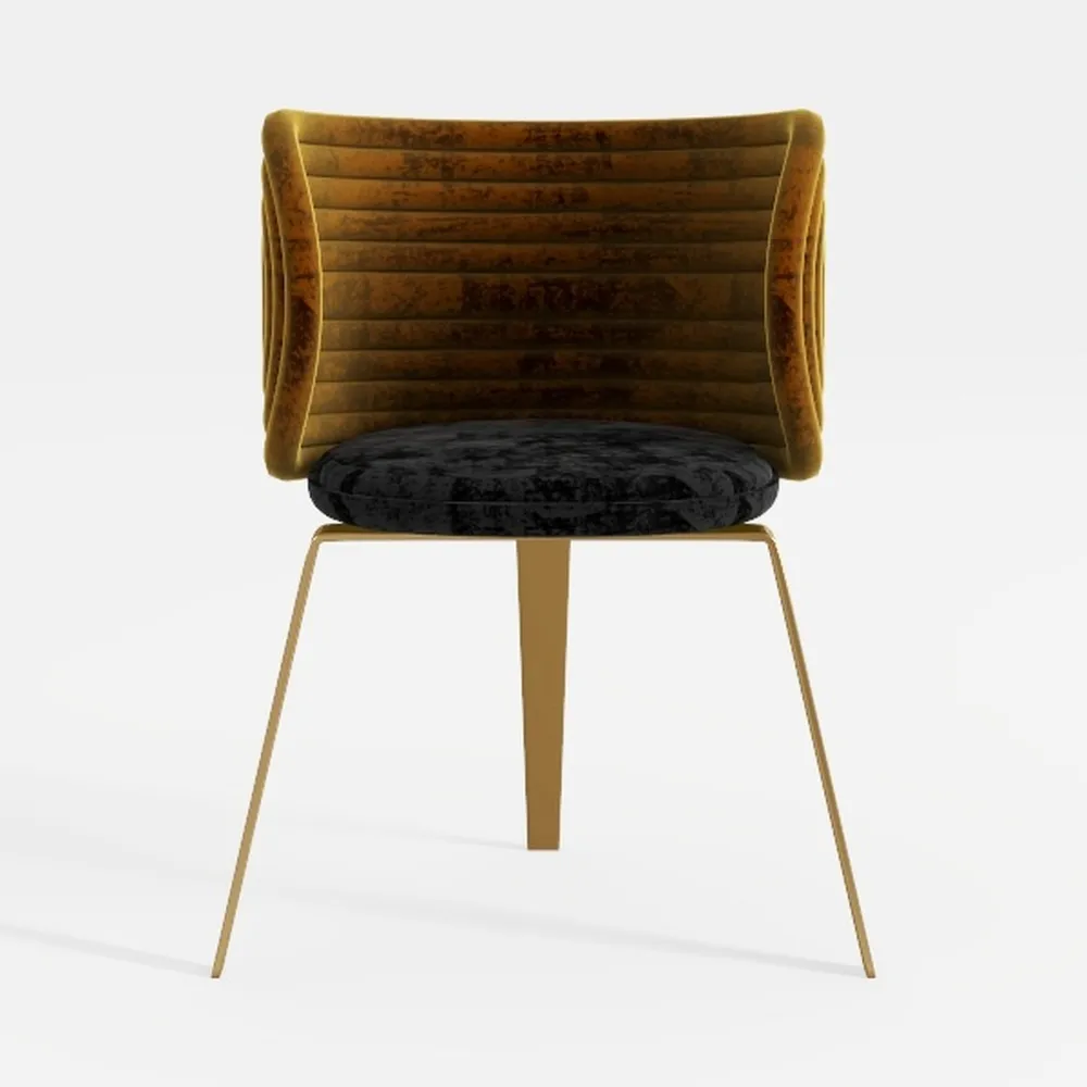 Black Velvet Dining Chairs Set of 2, Upholstered