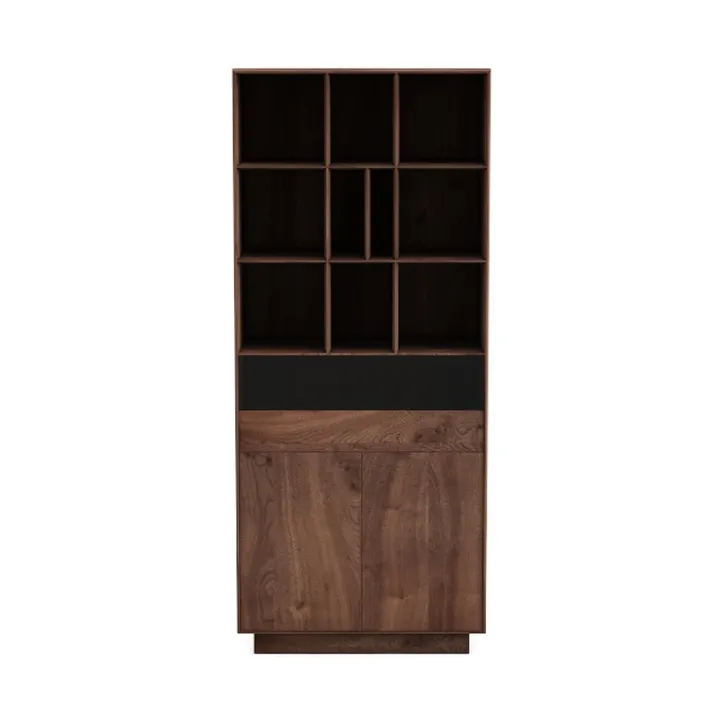 IRONCK Book Shelf and Bookcase with Leather