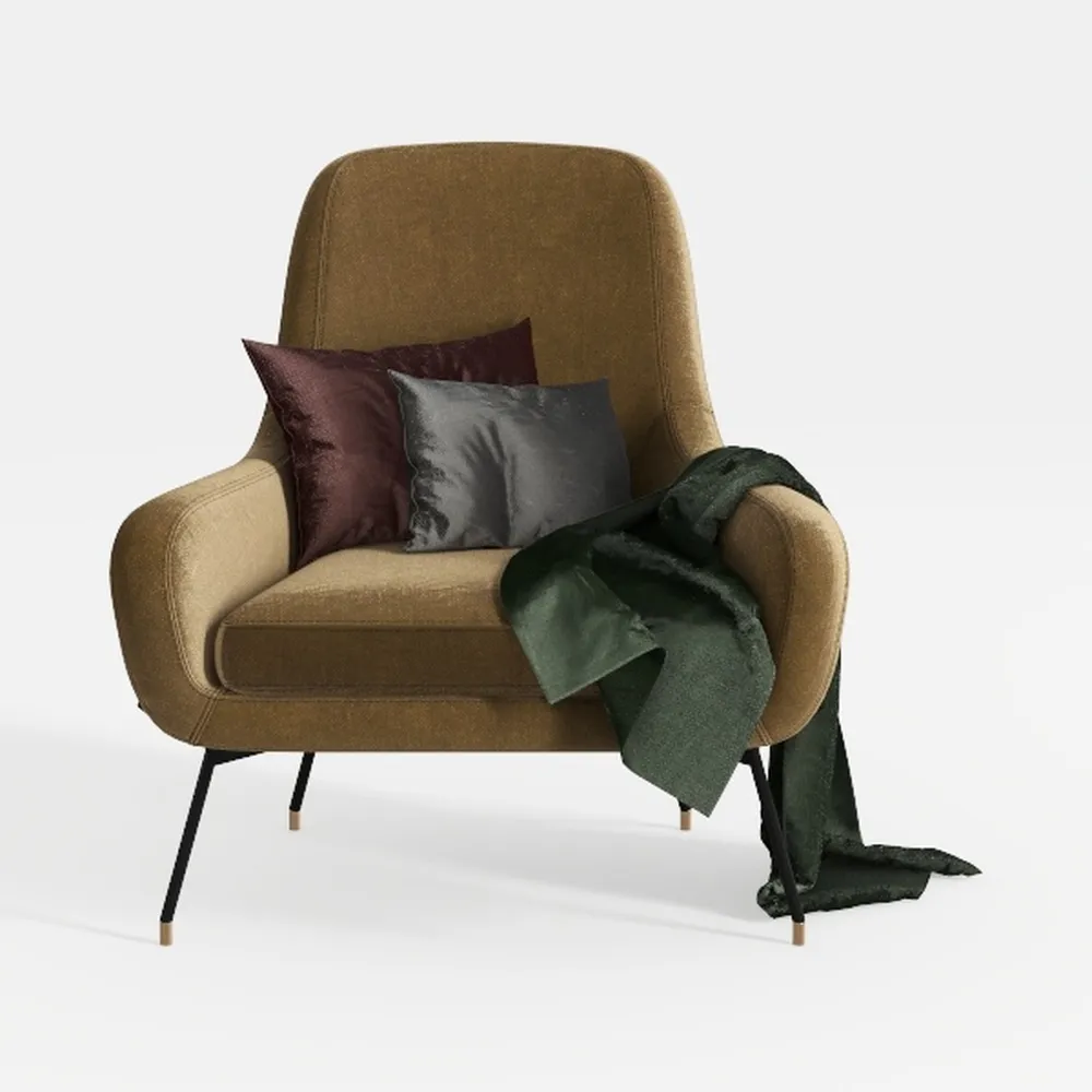 ELUCHANG Oversized Accent Chair, High Back Modern