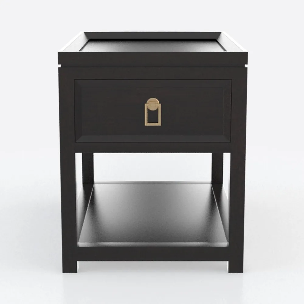 Nightstands Set of 2 with Fabric Storage Drawer an