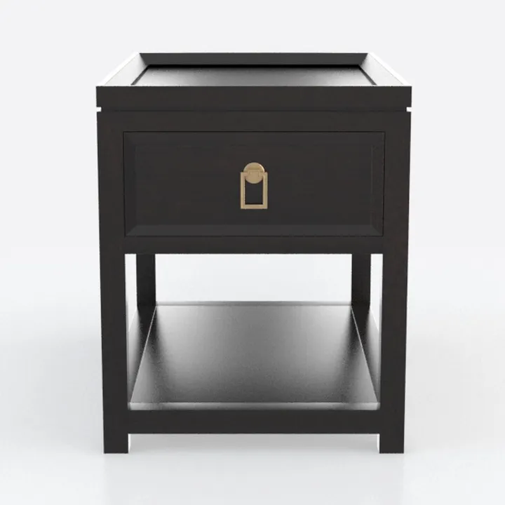 Nightstands Set of 2 with Fabric Storage Drawer an