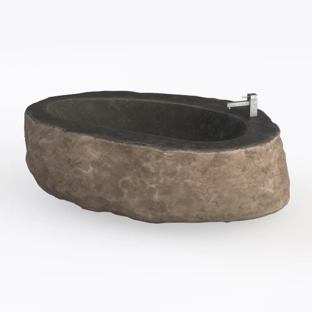 Creative Co-Op Large Orange & Whitewashed