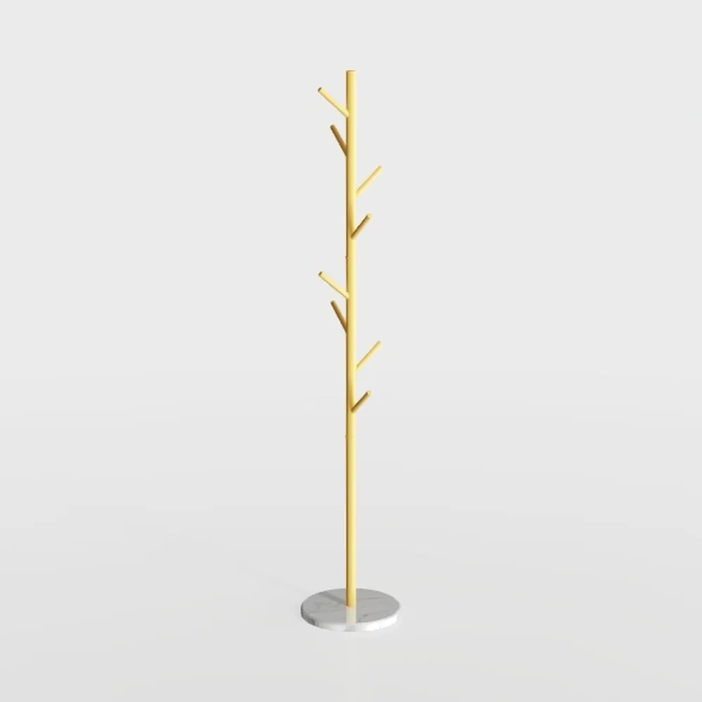 Heavy Duty Coat Rack with Natural Marble Base