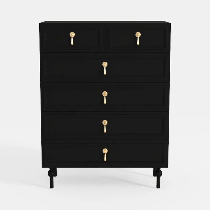 Modern Luxury 1pc 2-Drawer Nightstand End Table