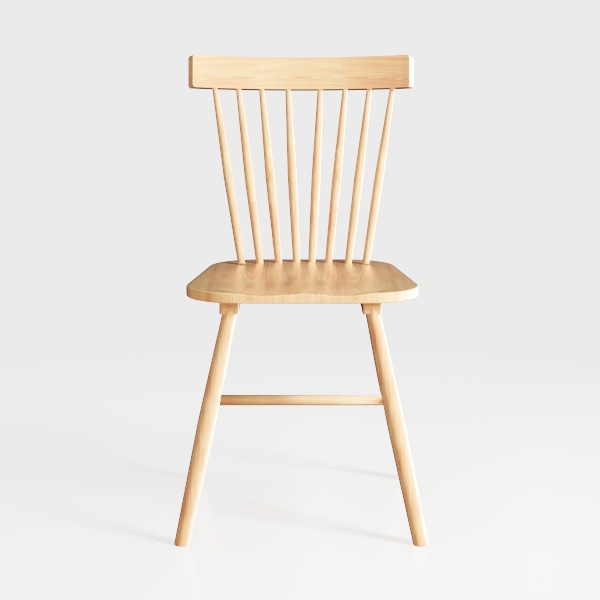 Windsor Dining Chairs Set of 2, French Country