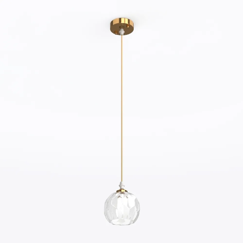 VONLUCE Pendant Light Kitchen Island, Brushed Gold