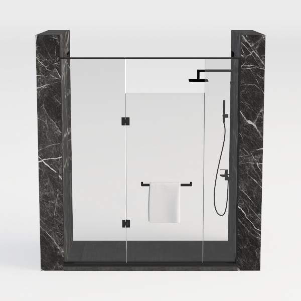 ELEGANT Double Sliding Bathtub Shower Door 60&quot; W x